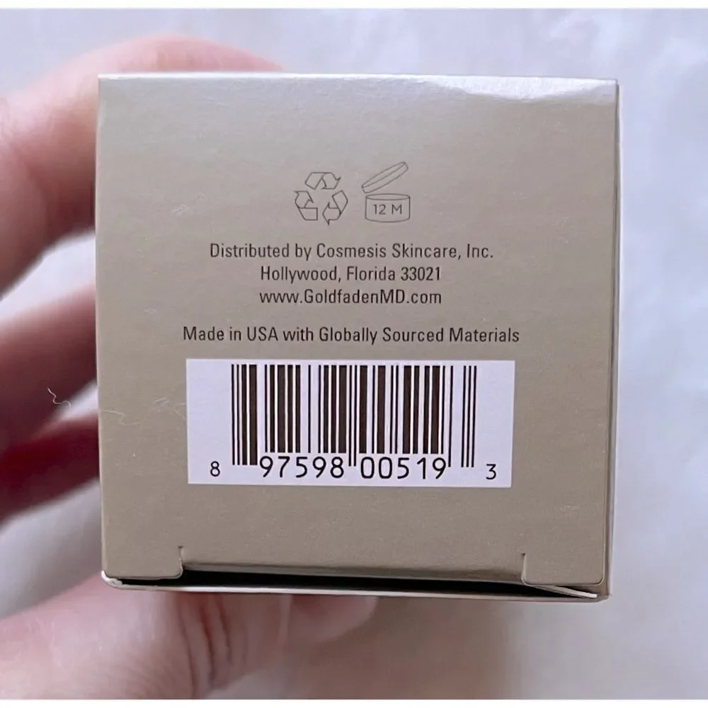 NIB GOLDFADEN MD Plant Profusion Supreme Serum, NET WT 1 ﬂ oz / 30 mL, Full Size